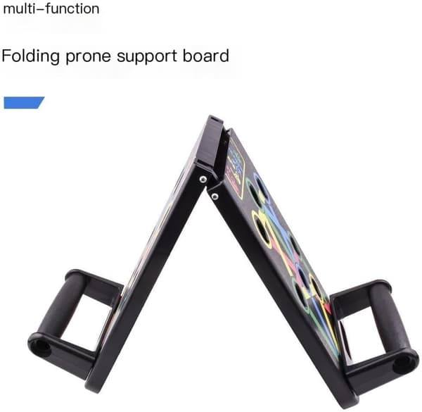 Solid Push Up Board Sammenleggbart Hjemmetreningsutstyr Multifunksjonelt Pushup Stands System Treningsgulv Brystmuskeløvelse Profesjonelt Utstyr