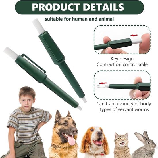 Flåtpen - Flåtfjerner til hunde og katte - ABS flåtværktøj til hjemmet, haven og rejser