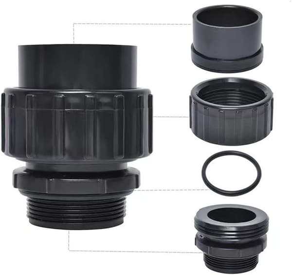 1,5\" til 2\" Reduktionsadapter til Hayward Sandpumpe – Universal Slip Fitting