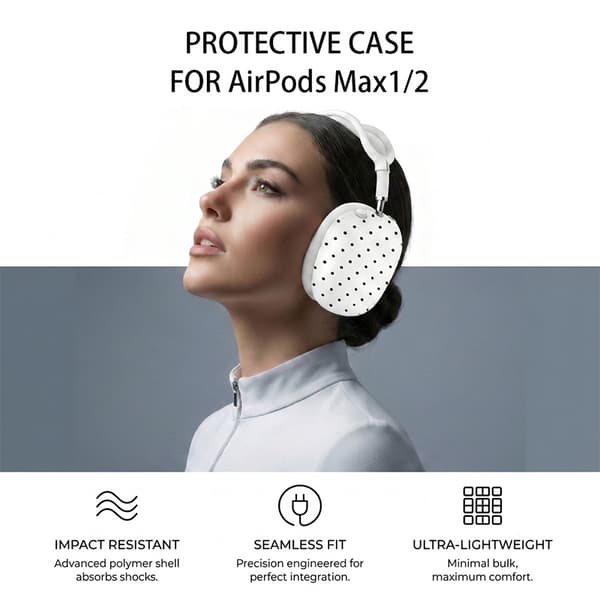 Silikone beskyttelsessæt til AirPods Max 2 - Fuld dækning