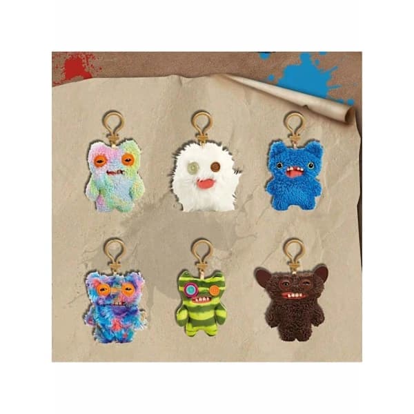 ZURU Fuggler Plush Keychain Doubtful Monster Funny Ugly Monster Plush Doll