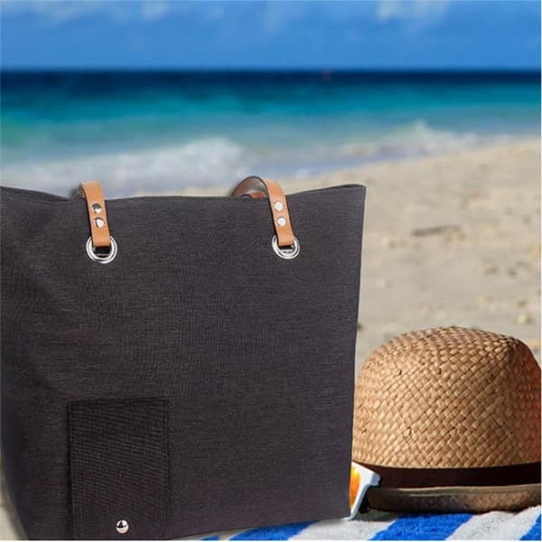 Delt vinpose med drikkedispenser, skulderveske for strand, reise, piknik, camping