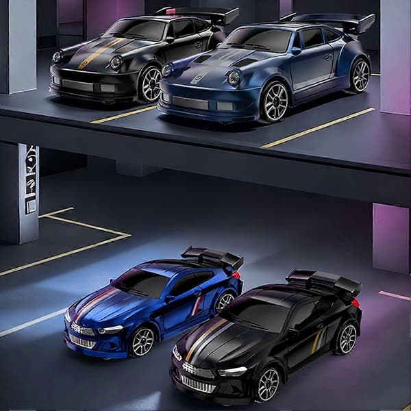 Mini 2,4 GHz RC-temppuauto kahdella nopeustilalla - USB-ladattava driftaava leluauto lapsille ja aikuisille