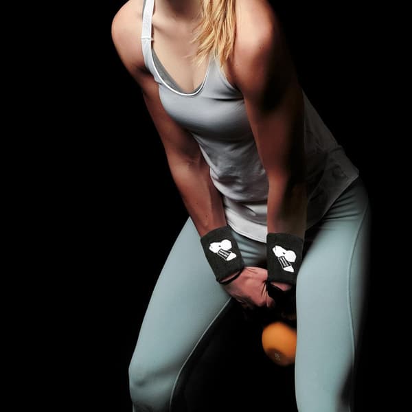 2x Kettlebell håndleddsbeskytter håndleddsstøtte for menn kvinner vektløfting