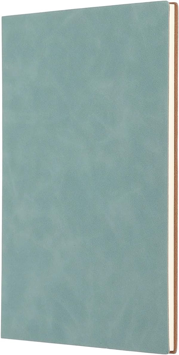 Linjeret notesbog 8,3\" x 5,7\", A5 160 sider journaliseringsnotesbøger 80 GSM tykt papir, blød PU-læder dagbogsbog til kvinder mænd arbejdsnoter