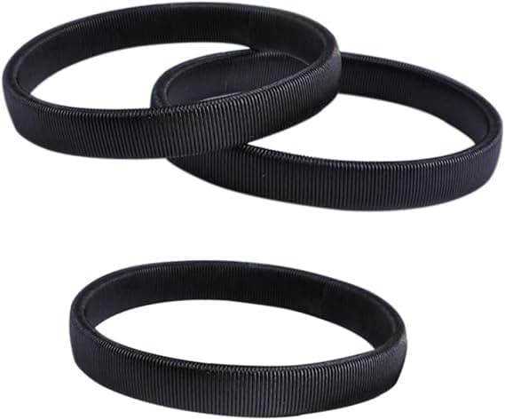 2st Herr Elastisk Ärmhållare Armband Svart Elastisk Stål Skjortstrumpa för Polerat Utseende