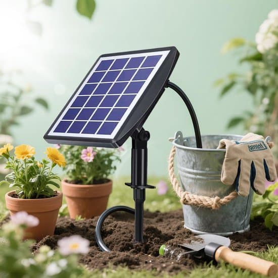 Solar Drypvandingssystem – Automatisk Vandingssystem med Timer – Til Have og Drivhus – Egnet til 10 Potter – 10 Meter Slange