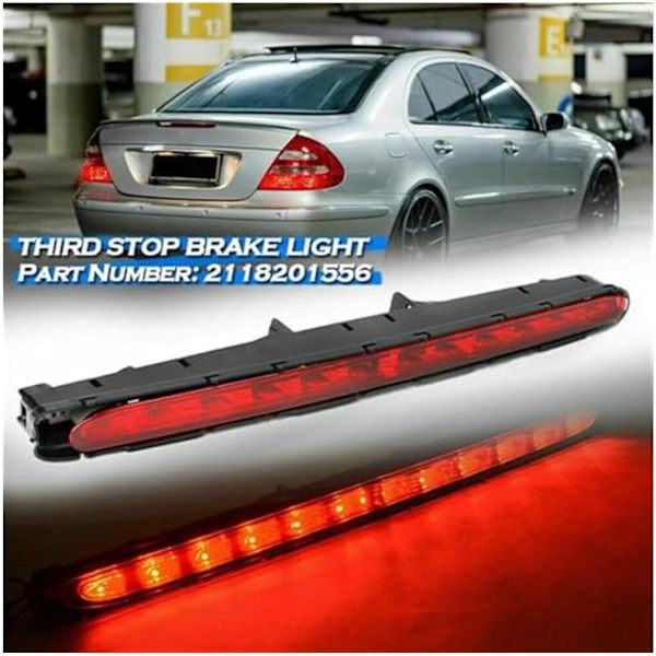 W211 E-klass 2003-2009 LED-bakljus, högt bromsljus, 3:e bromsljus, A211