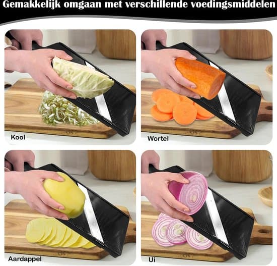 Japansk Mandolin - Grønnsakskutter - Mandoliner - Manuell - Opptil 1 mm tynn