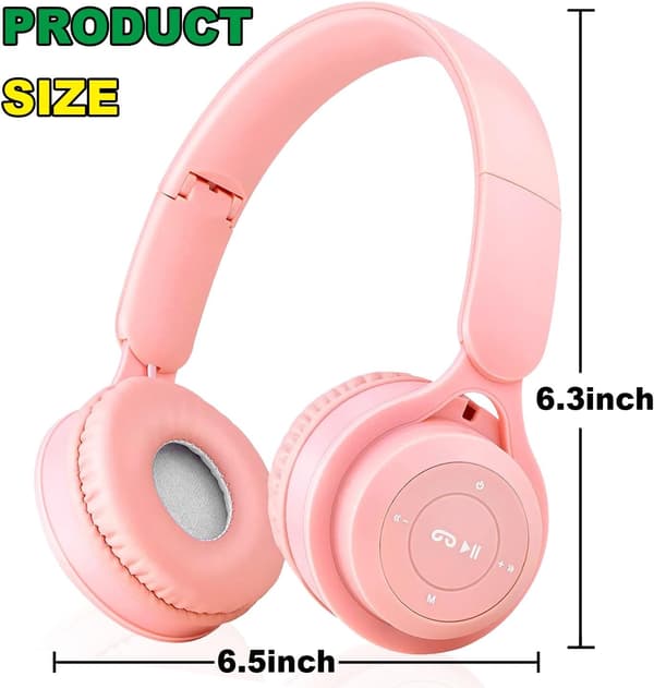 Trådlösa hörlurar barnhörlurar barnhörlurar Bluetooth-hörlurar barnhörlurar (vit)