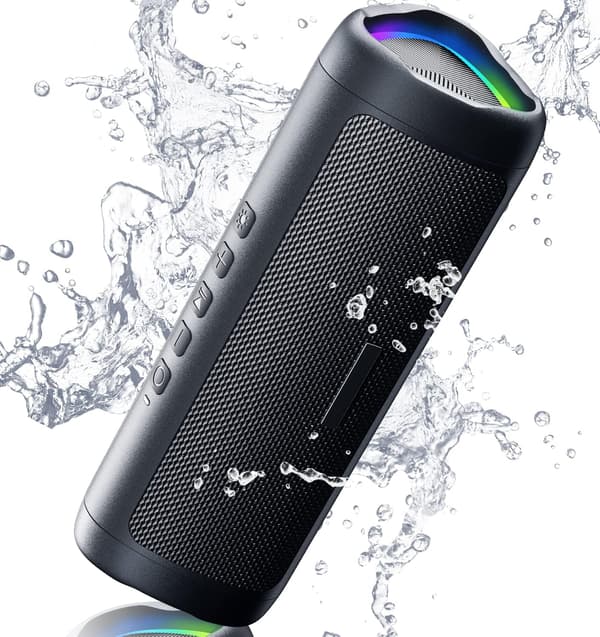 Bærbar Bluetooth-høyttaler | IPX5 Vanntett | 20 timers spilletid | HD-lyd | TWS-paring