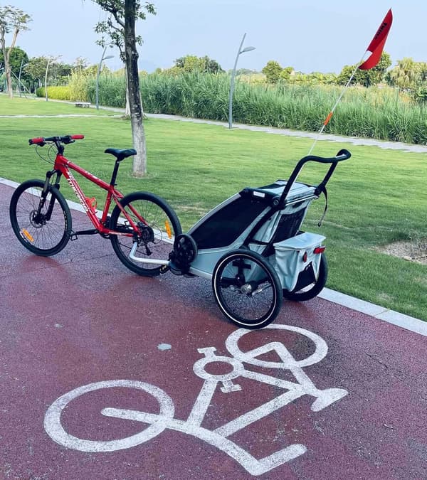 Sykkelvognkobling kompatibel med Thule Chariot Courier Coaster Cadence