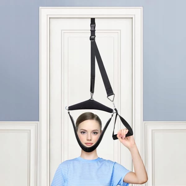 Cervical Traction & Stretching Tool – Nakkestropp for Muskelavslapning, Sirkulasjon og Tretthetslindring
