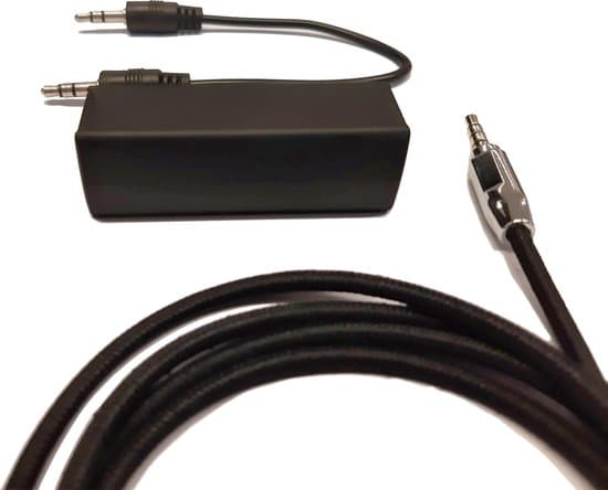 Jordsløyfe støyisolator med 3,5 mm kabel