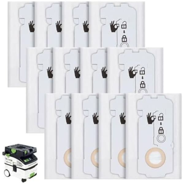 12 støvposer – Festool CT MINI/MIDI – 204308