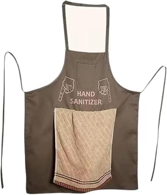Head Chef Prank Forkle for Menn - Morsomt upassende matlagings- og grillforkle med skjulte bilder, Big Daddy-stil
