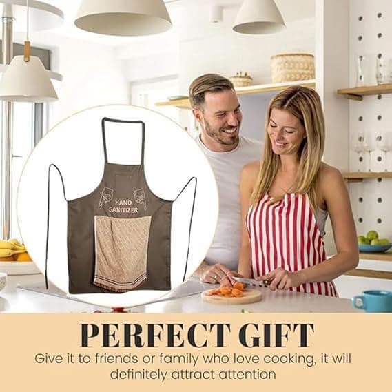 Head Chef Prank Forkle for Menn - Morsomt upassende matlagings- og grillforkle med skjulte bilder, Big Daddy-stil