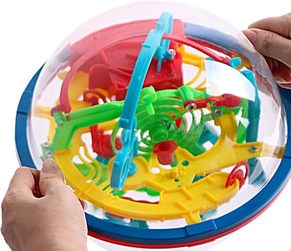 Universal Toys Labyrintkulepuslespill – 3D Interaktivt Hjernetrimlabyrint