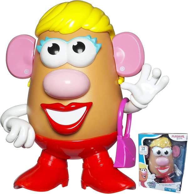 Mrs Potato Head Actionfigurleker for barn 3+, 12 deler og biter for montering