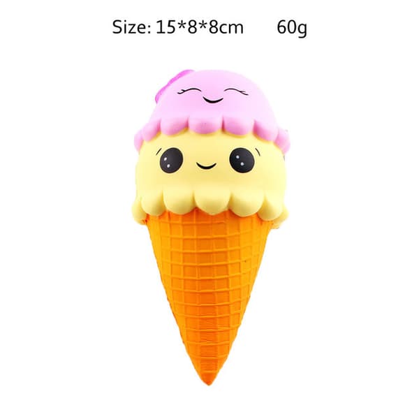 13cm Squishy-jäätelö tuoksuva suuri stressilelu