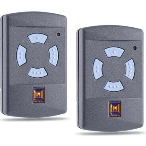 Hormann HSM4 868 MHz garasjeportfjernkontroll med 2 sendere og batterier.