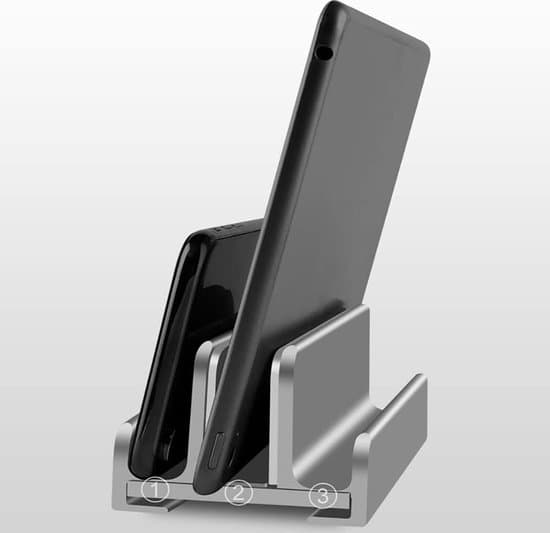 Solidchoice - Justerbart Laptopstativ - Dobbel 3-spors Holder for Laptoper opptil 17,3 Tommer