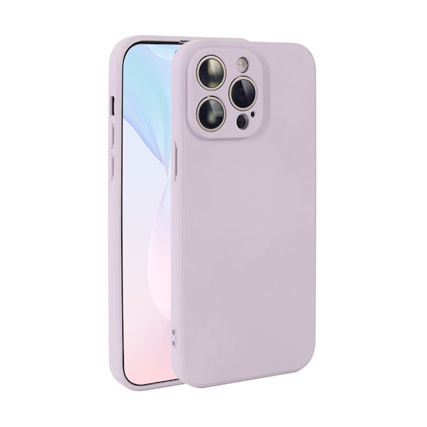 iPhone 14 Plus Matt Lila Skal - Med Kameraskydd