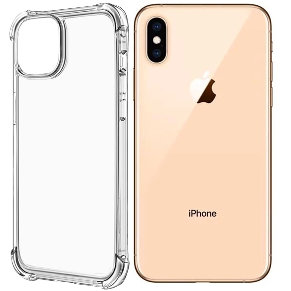 iPhone X / Xs Skal - Extra Stöttåligt och Slitstarkt Transparent