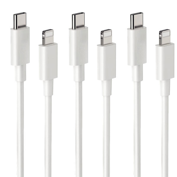 3 - Pack iPhone-lader USB-C - Kabel / ledning