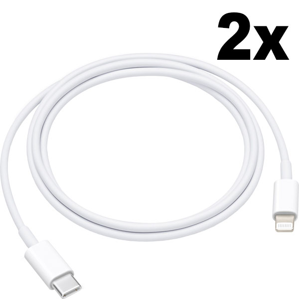 2- Pack iPhone-lader USB-C - Kabel / ledning