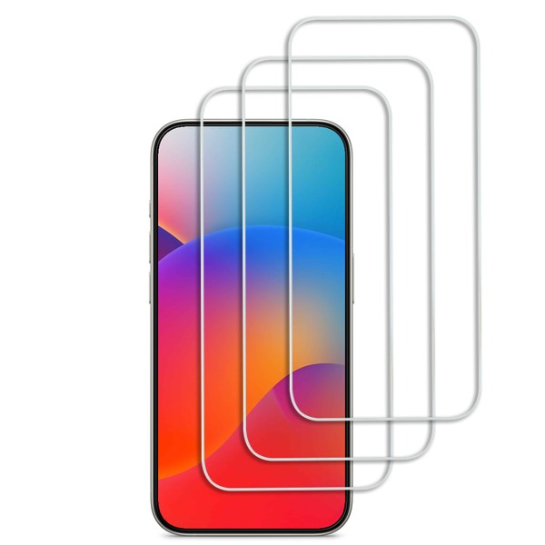 3st Härdat glas iPhone 15 - Skärmskydd Transparent