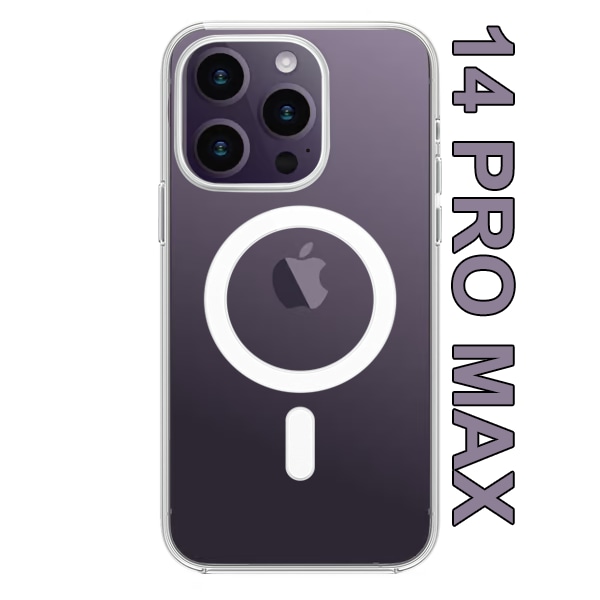 MagSafe-kuori iPhone 14 Pro Max läpinäkyvä