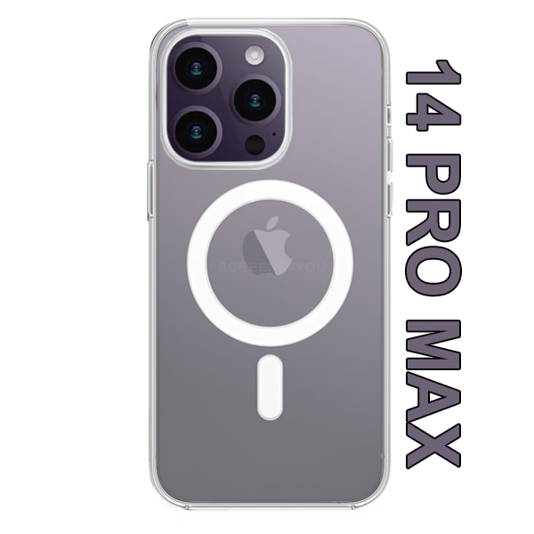 MagSafe Cover iPhone 14 Pro Max Gjennomsiktig