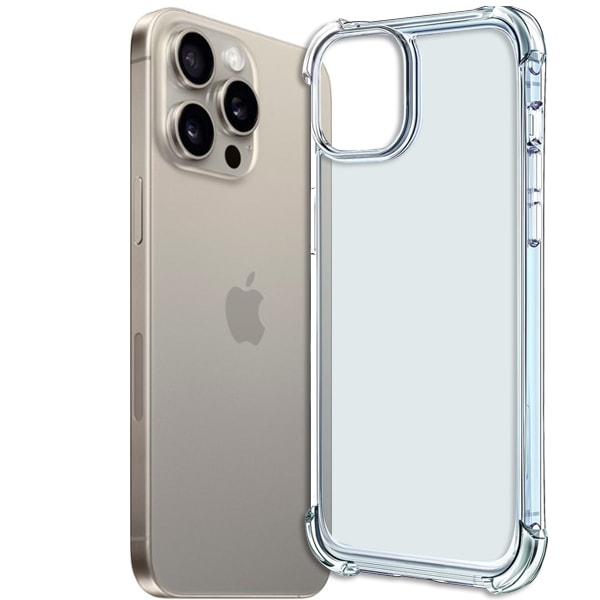iPhone 15 Pro Skal - Extra Stöttåligt - Maximal Skydd och Perfekt Passform