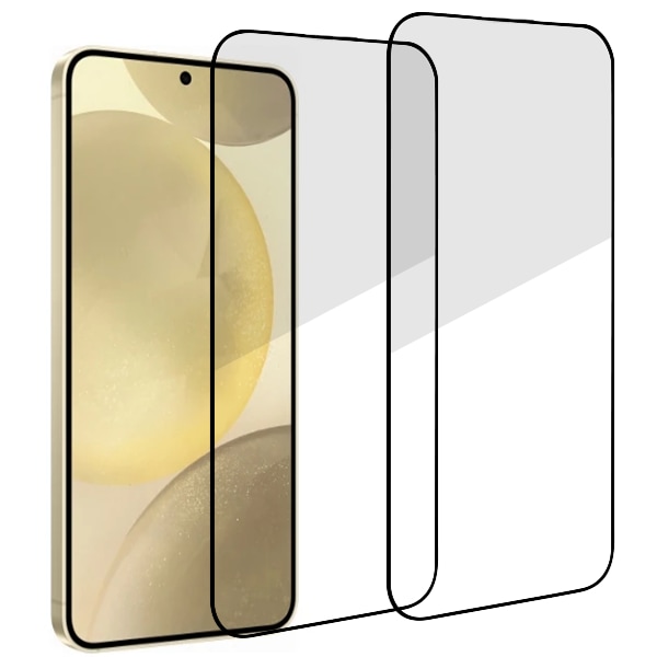 Samsung Galaxy S24 Skärmskydd 2-Pack - Heltäckande Härdat Glas för Maximal Stöttålighet och Skydd