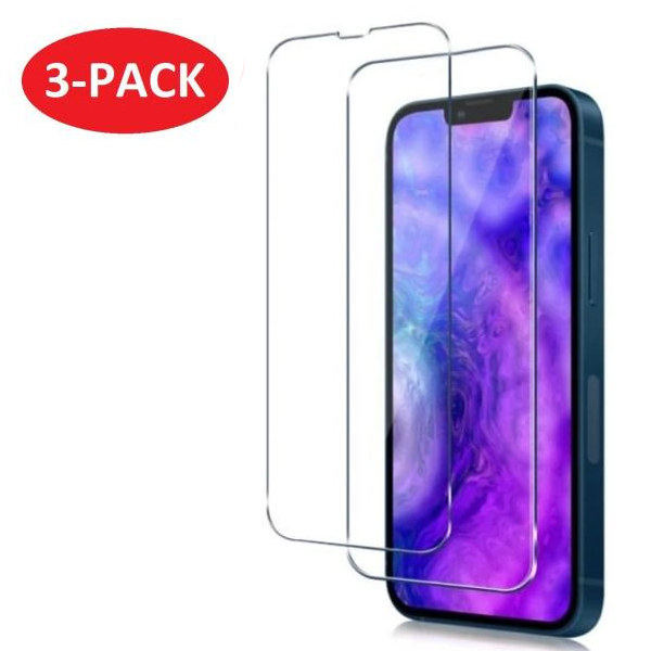 3-Pack - iPhone 13 / 13 Pro  Härdat Glas Skärmskydd