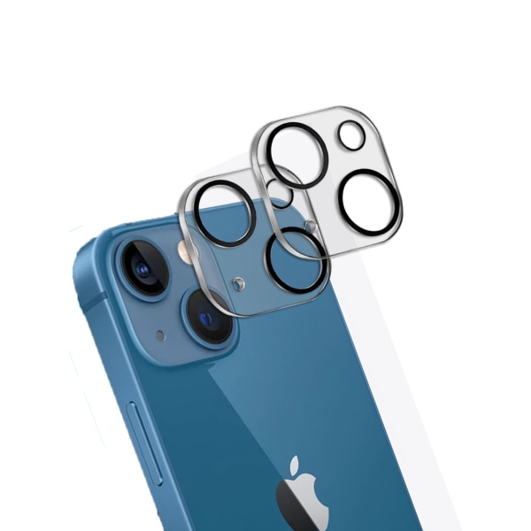 [2-Pack] iPhone 13 Linsskydd av Härdat Glas - Skydd för Kamera, Anti-Reptåligt