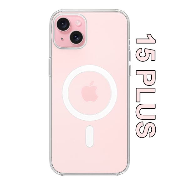MagSafe Cover iPhone 15 Plus Gjennomsiktig