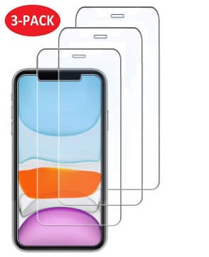 3-Pack - iPhone Xs MAX Skjermbeskytter i herdet glass