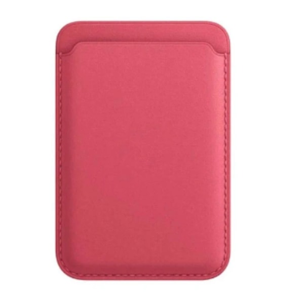 iPhone-lommebok i skinn med MagSafe - Lys rosa