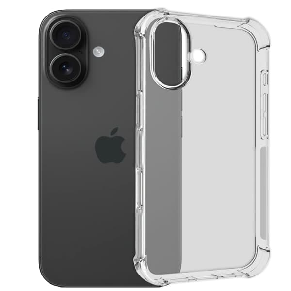 iPhone 17e Skal - Extra Stöttåligt och Slitstarkt Transparent