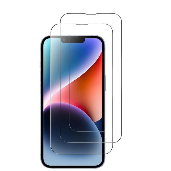 2-PACK - iPhone 14 Pro Skärmskydd i härdat glas