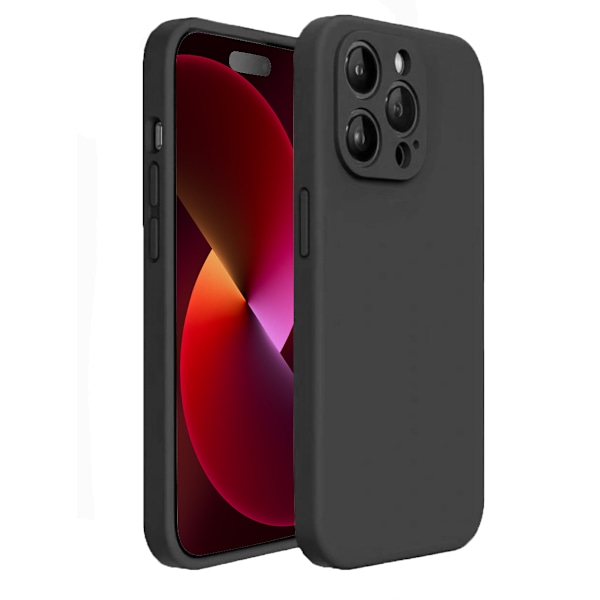 iPhone 13 Pro Max Skal - Matt Svart med Kameraskydd | Slitstarkt och Stilrent Skydd