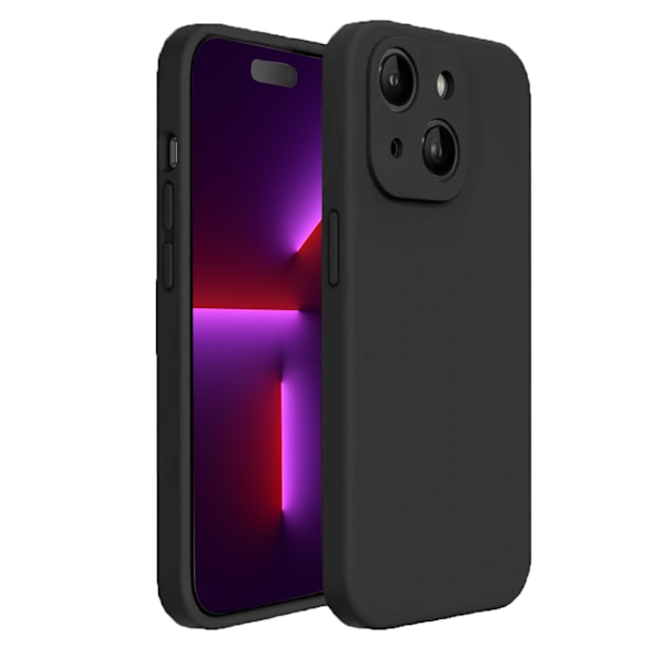 iPhone 13 Skal - Matt Svart med Kameraskydd | Slitstarkt och Stilrent Skydd