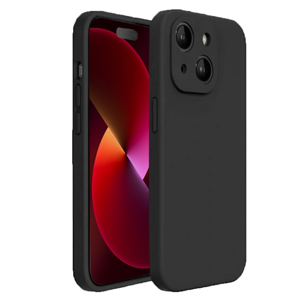 iPhone 13 Mini Skal - Matt Svart med Kameraskydd | Slitstarkt och Stilrent Skydd