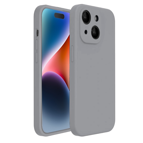 iPhone 14 Plus Matt Grå Skal - Med Kameraskydd