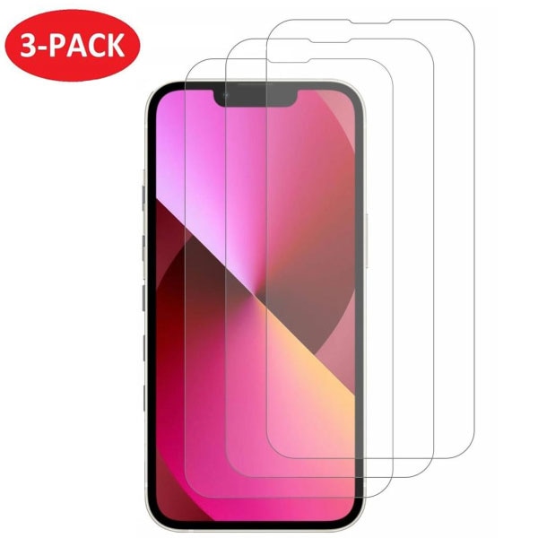 iPhone 14 PLUS Skärmskydd i Härdat glas - 3-PACK