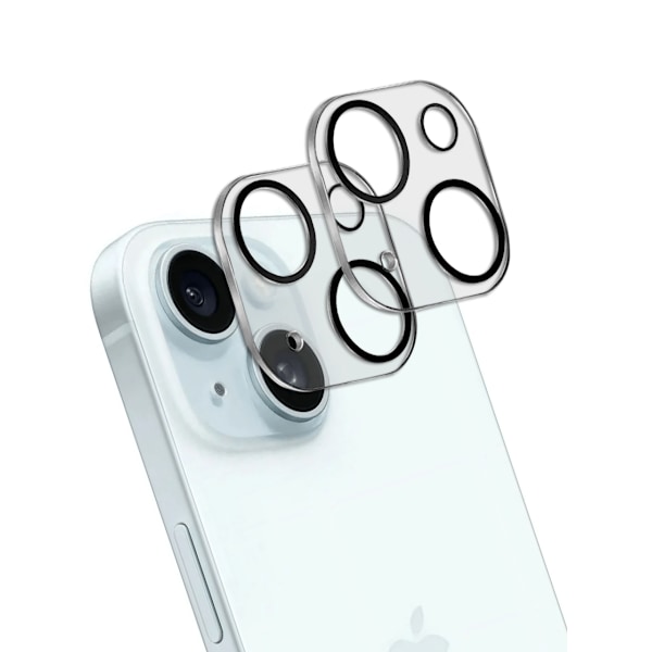 [2-Pack] iPhone 15 Plus Linsskydd I Härdat Glas