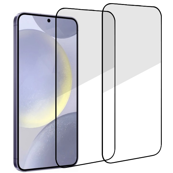 Samsung Galaxy S24 Skärmskydd 2-Pack - Heltäckande Härdat Glas för Maximal Stöttålighet och Skydd