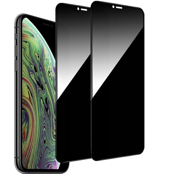 2-Pack iPhone X / Xs / 11 Pro Sekretessskärmskydd - Härdat Glas, Anti-Spy, Privacy Skärmskydd